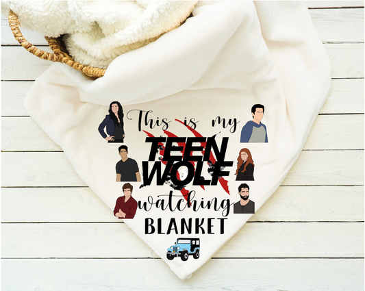 Teen Wolf Detailed Blanket