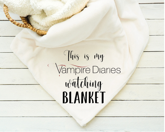 Vampire Diaries Blanket